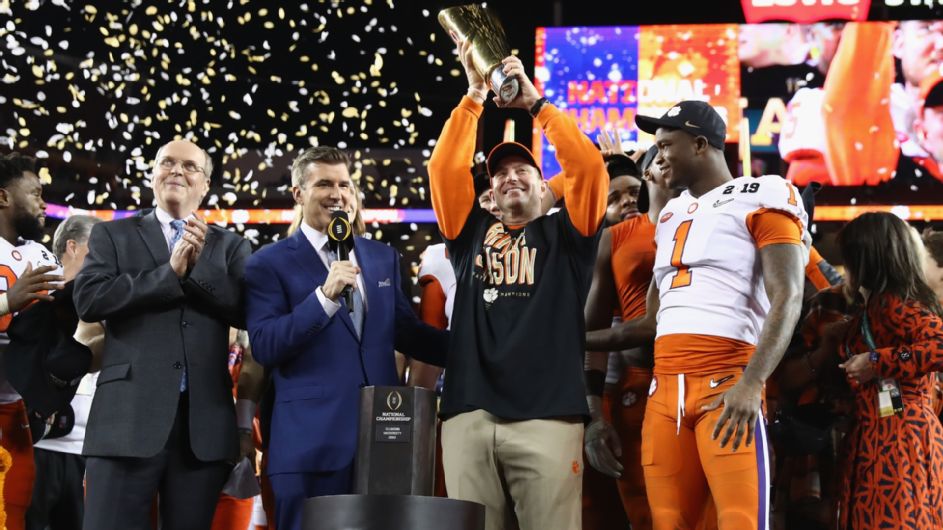 College Fooball – Clemson surclasse Alabama pour remporter le titre national