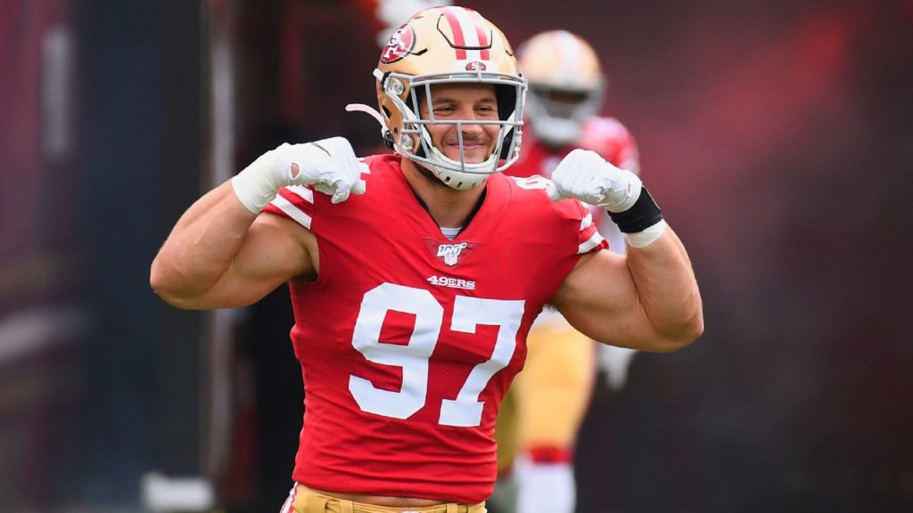 Nick Bosa Trophées NFL