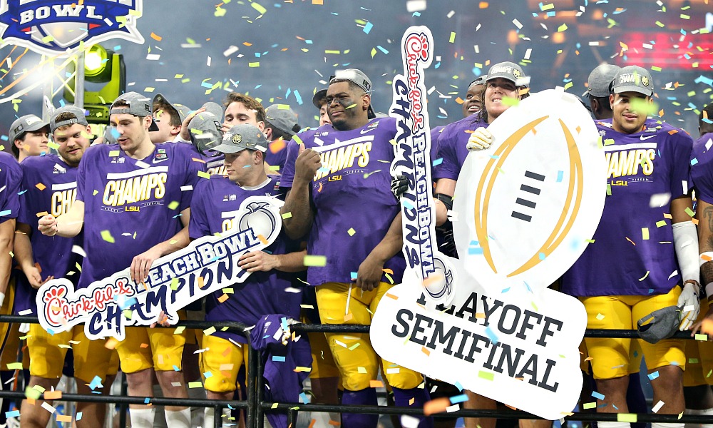 College Football Playoffs – LSU et Clemson se qualifient pour la finale