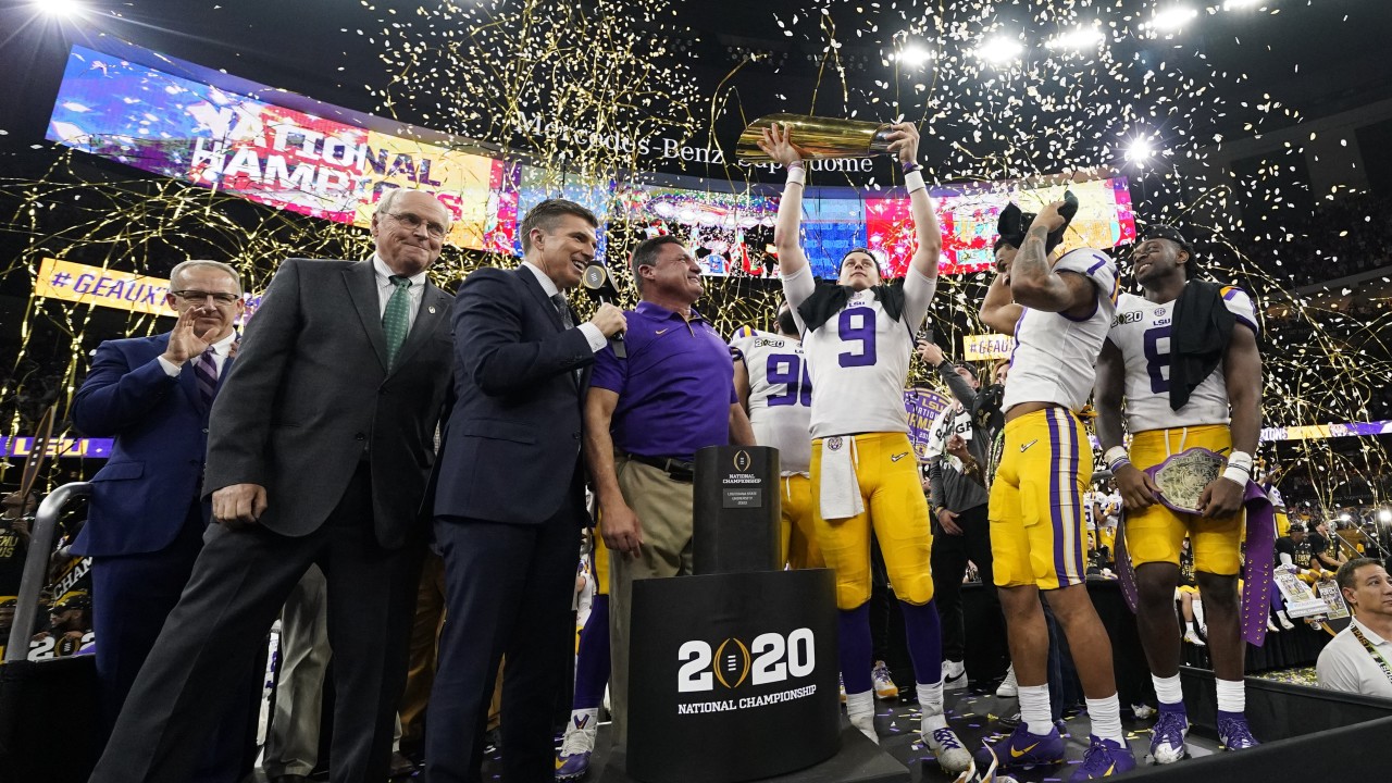 College Football – LSU remporte le titre national !