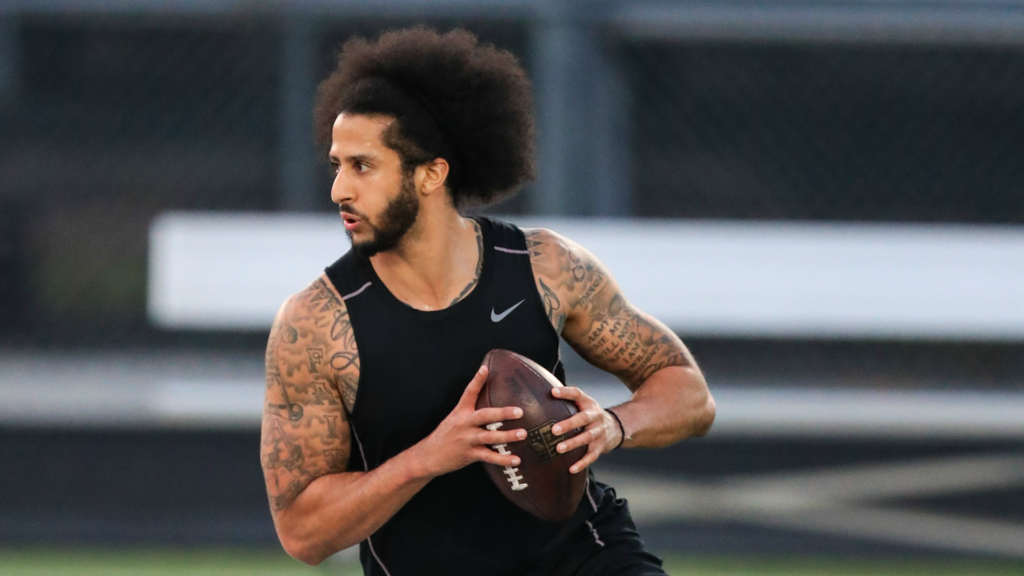 Colin Kaepernick workout