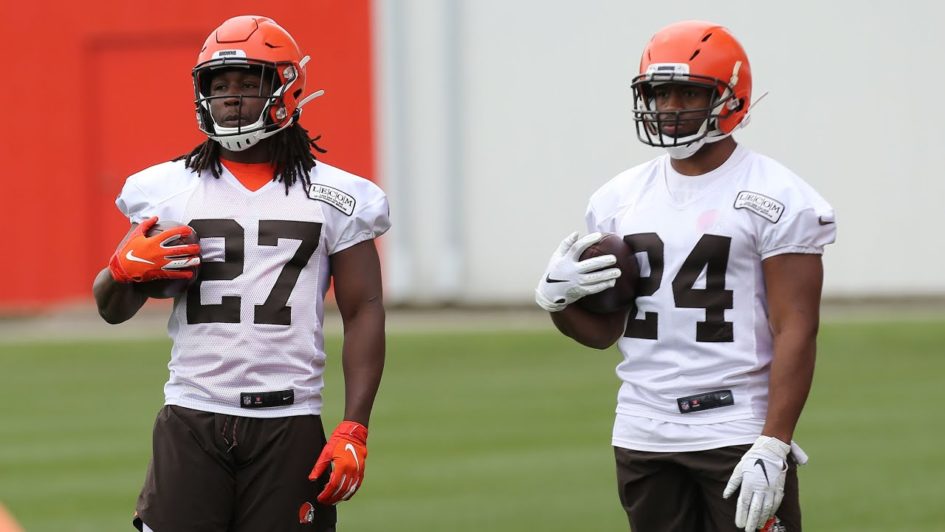 Nick Chubb et Kareem Hunt - Cleveland Browns