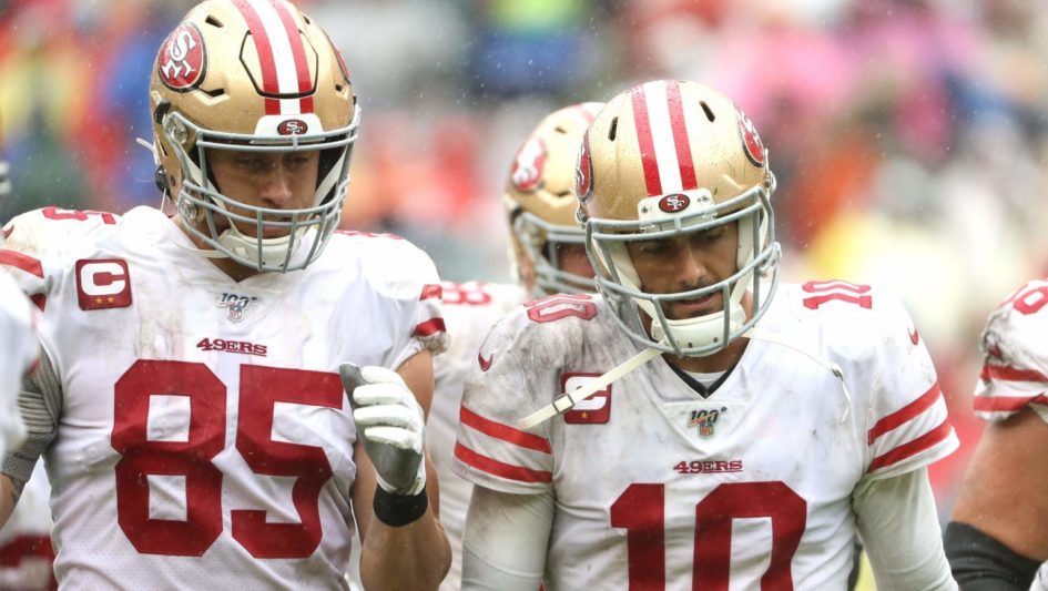 Jimmy Garoppolo et George Kittle