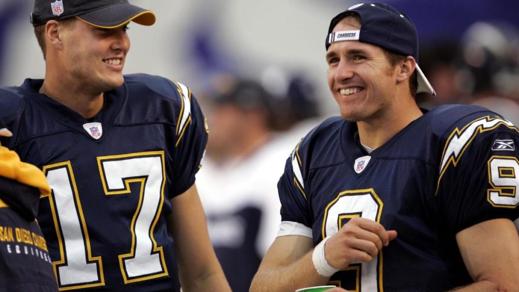 Philip Rivers et Drew Brees