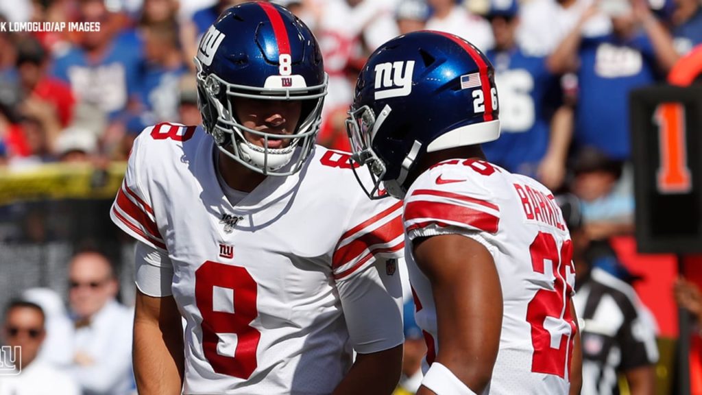 Daniel Jones et Saquon Barkley