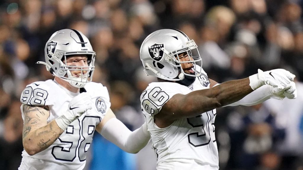 Maxx Crosby et Clelin Ferrell