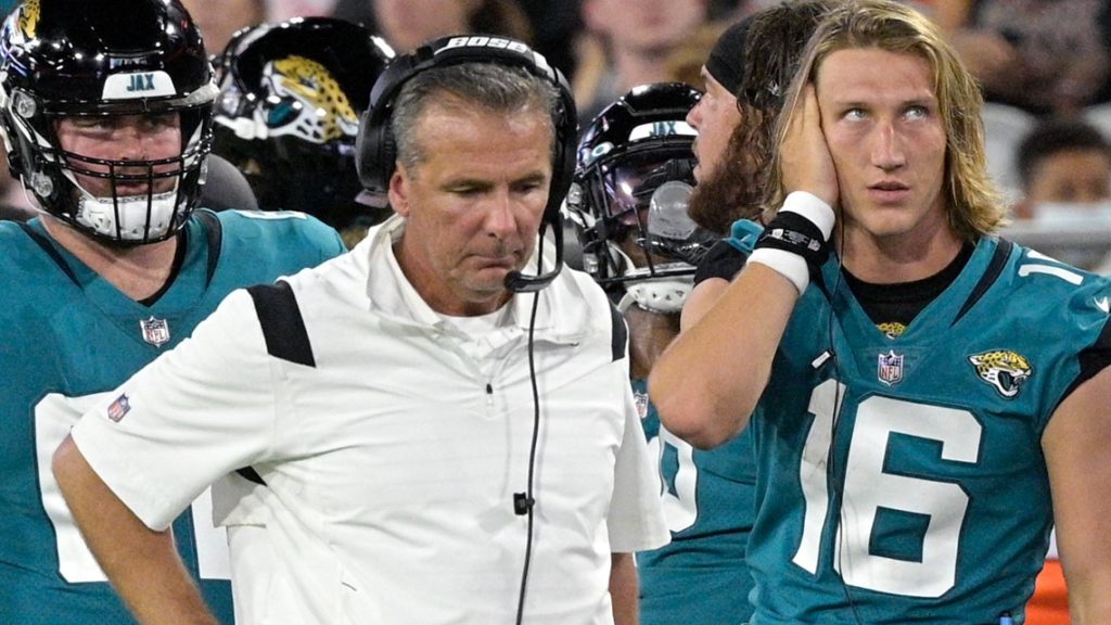 Urban Meyer et Trevor Lawrence