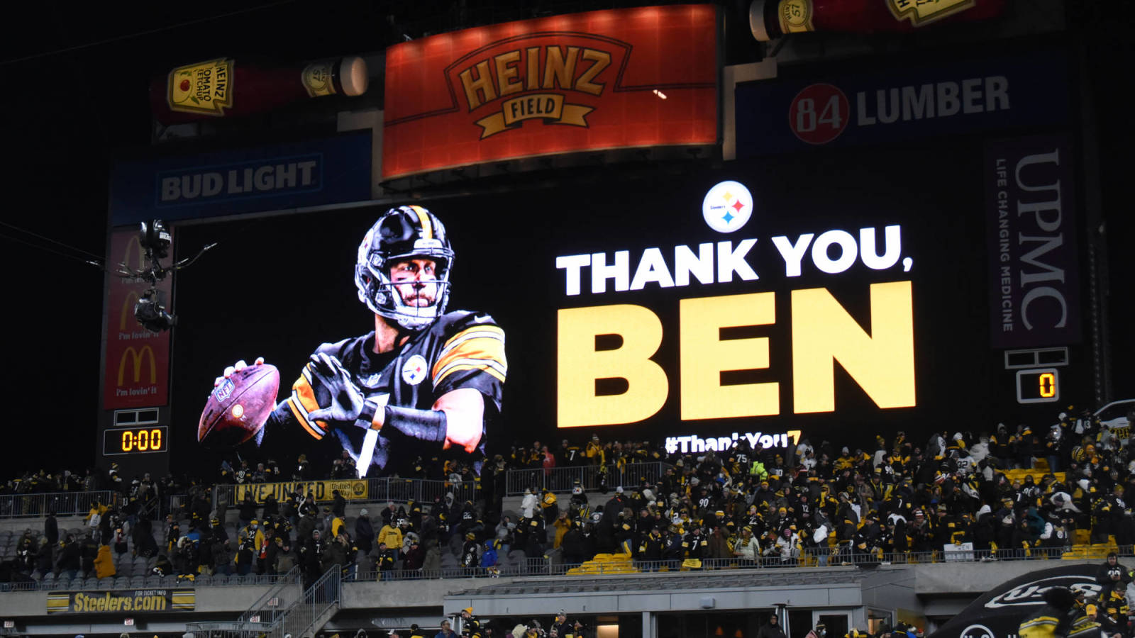 NFL, Week 17 – Ben Roethlisberger victorieux pour son dernier match au Heinz Fields