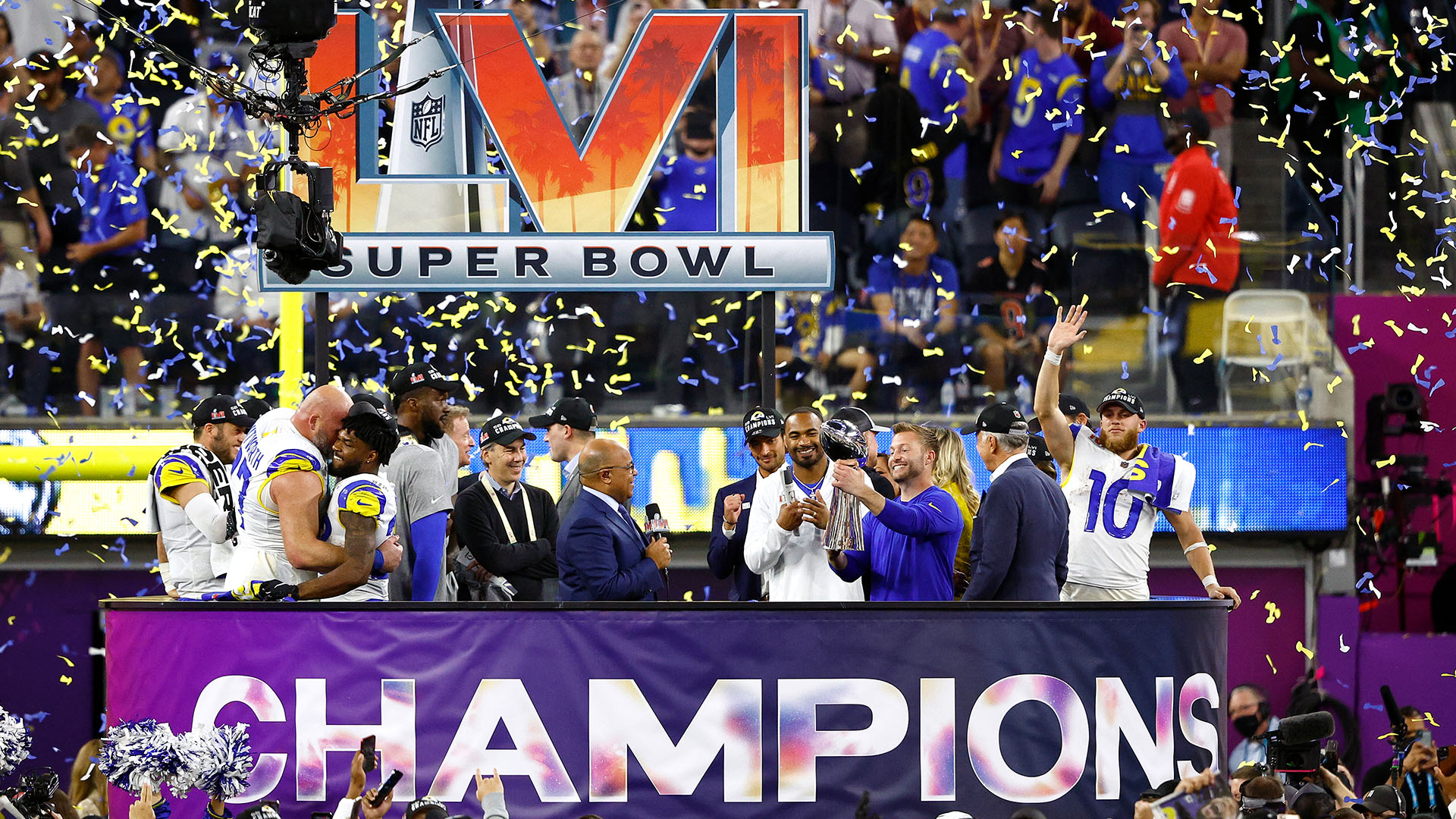 Les Rams remportent le Super Bowl LVI