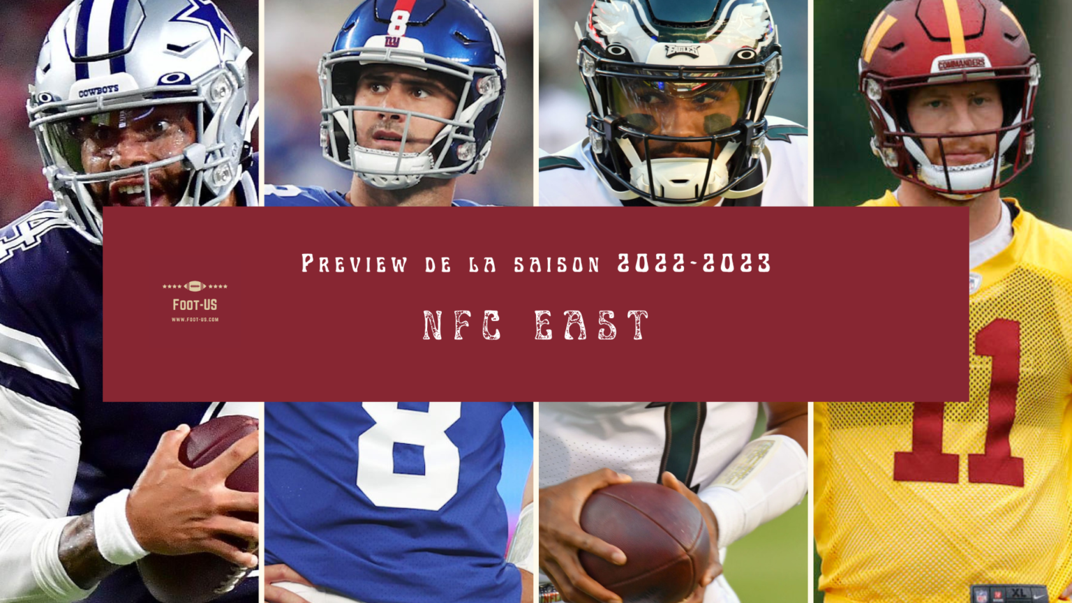 Preview de la saison 20222023 de NFL NFC East FootUS