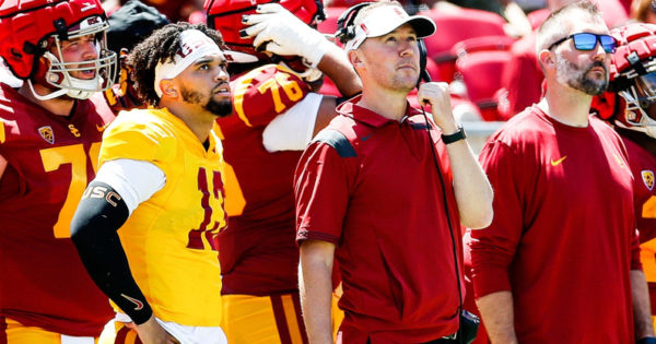 Caleb Williams & Lincoln Riley USC