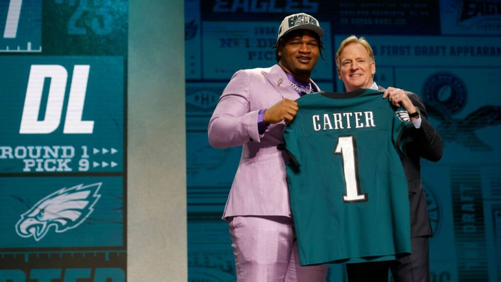 Jalen Carter drafté par les Eagles