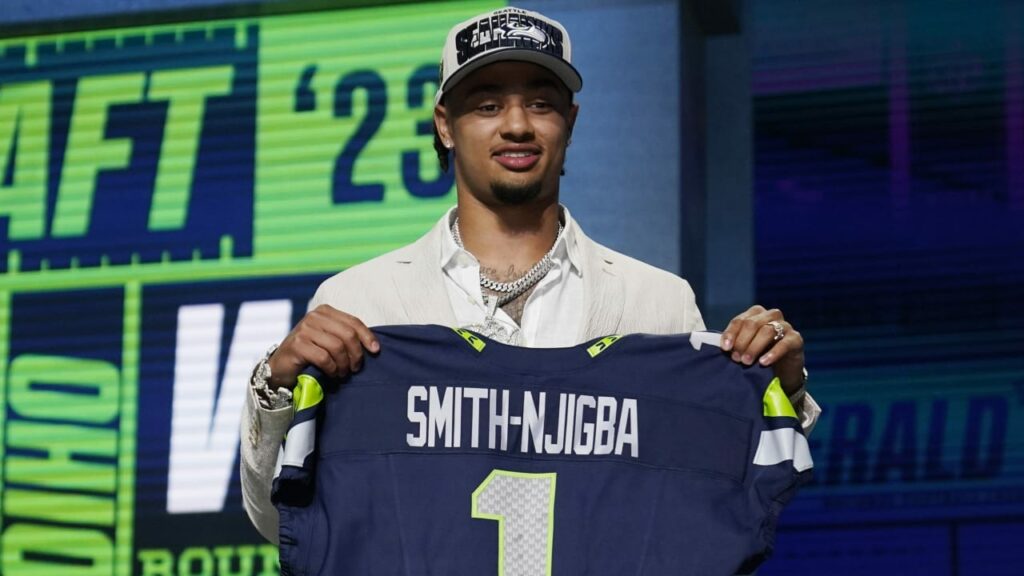 Jaxon Smith-Njigba sélectionné par les Seahawks