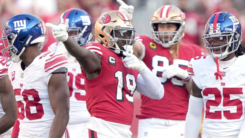 NFL, Week 3 – Les 49ers dominent les Giants avec un grand Deebo Samuel