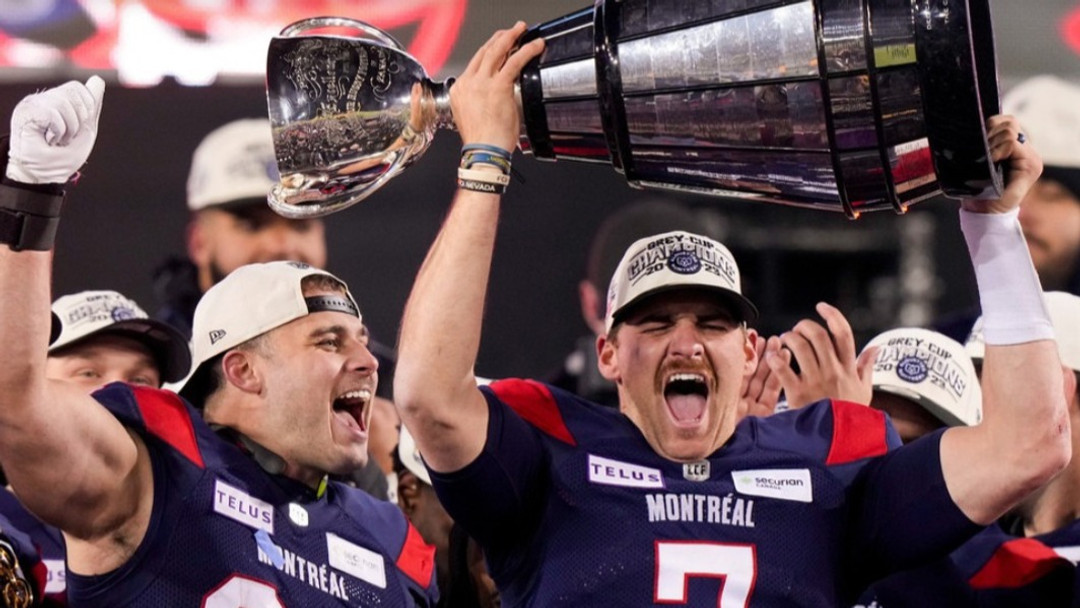 CFL – Les Montreal Alouettes remportent la 110ème Grey Cup