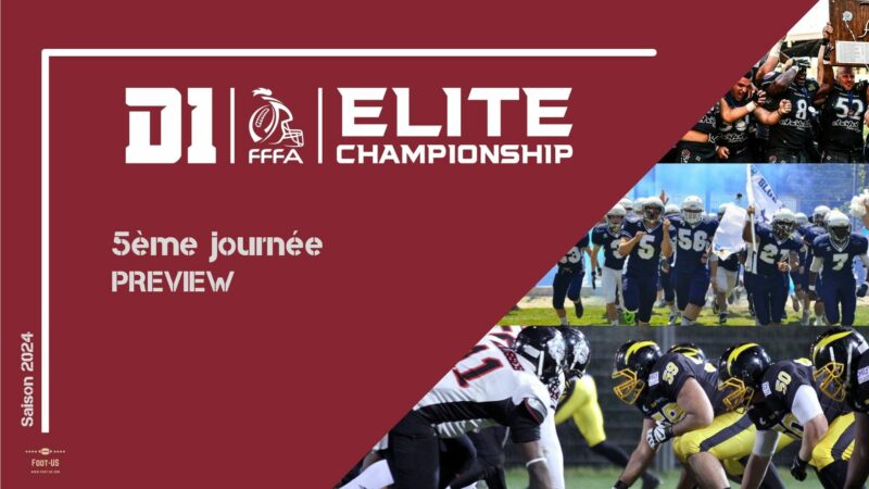 Championnat de France D1 Elite 2024 – Preview de la 5ème journée