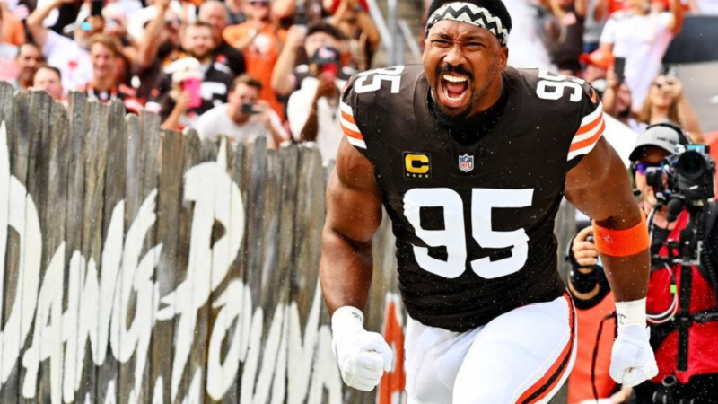 Myles Garrett rempile finalement avec les Cleveland Browns