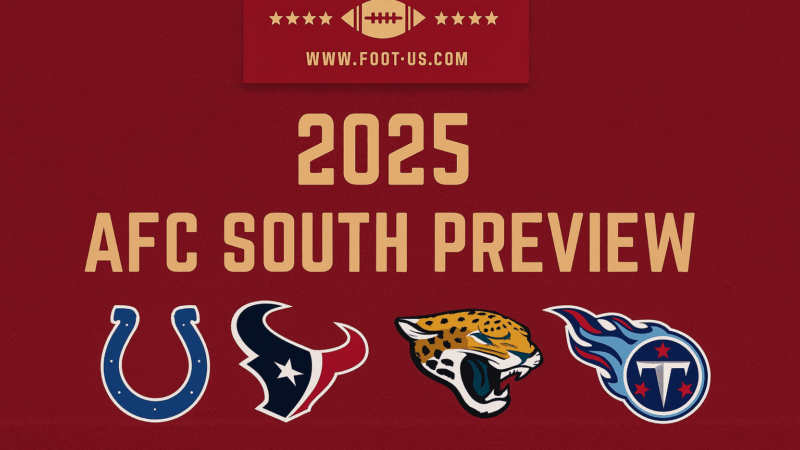 Présentation de la saison 2025 de NFL – AFC South 